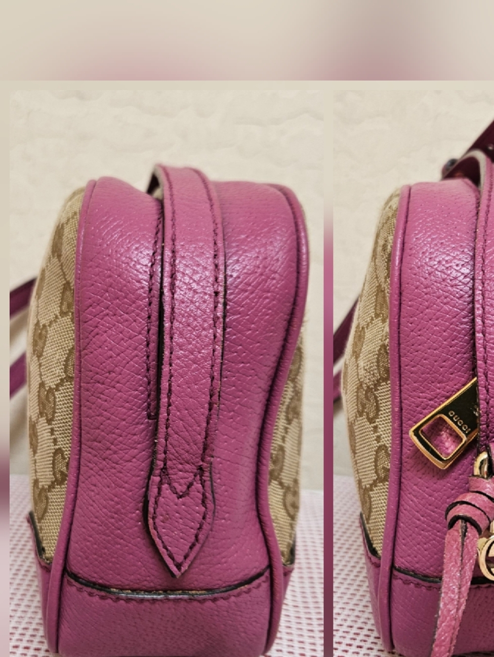 GUCCI Canvas Bree Camera Shoulder Bag AUTHENTIC - Picture 10 of 16